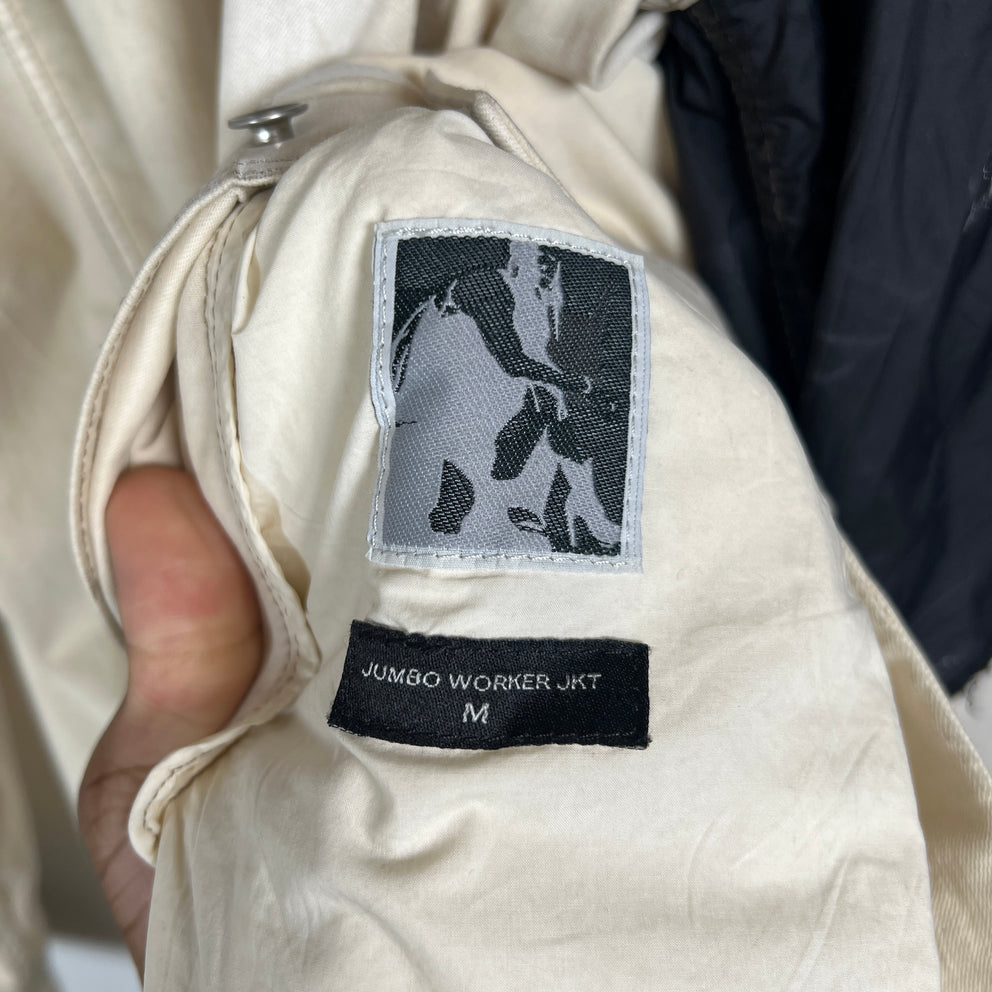 Rick Owens Drkshdw Waxed Jumbo Worker Jacket Size M