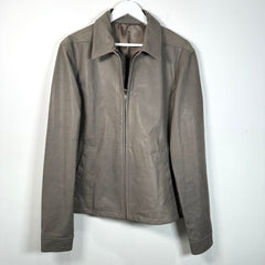 Rick Owens SS24 Lido Dust Leather Jacket Size 50