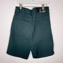 Ami Paris Teal Canvas Shorts Size 31