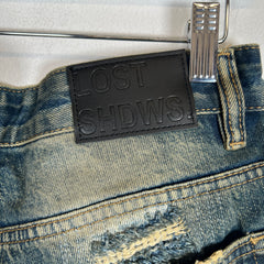 Lostshdws Distressed Denim Shorts Size 32