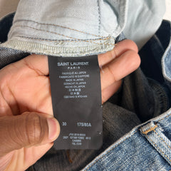 Saint Laurent D02 Light Blue Wash D02 Jeans Size 30