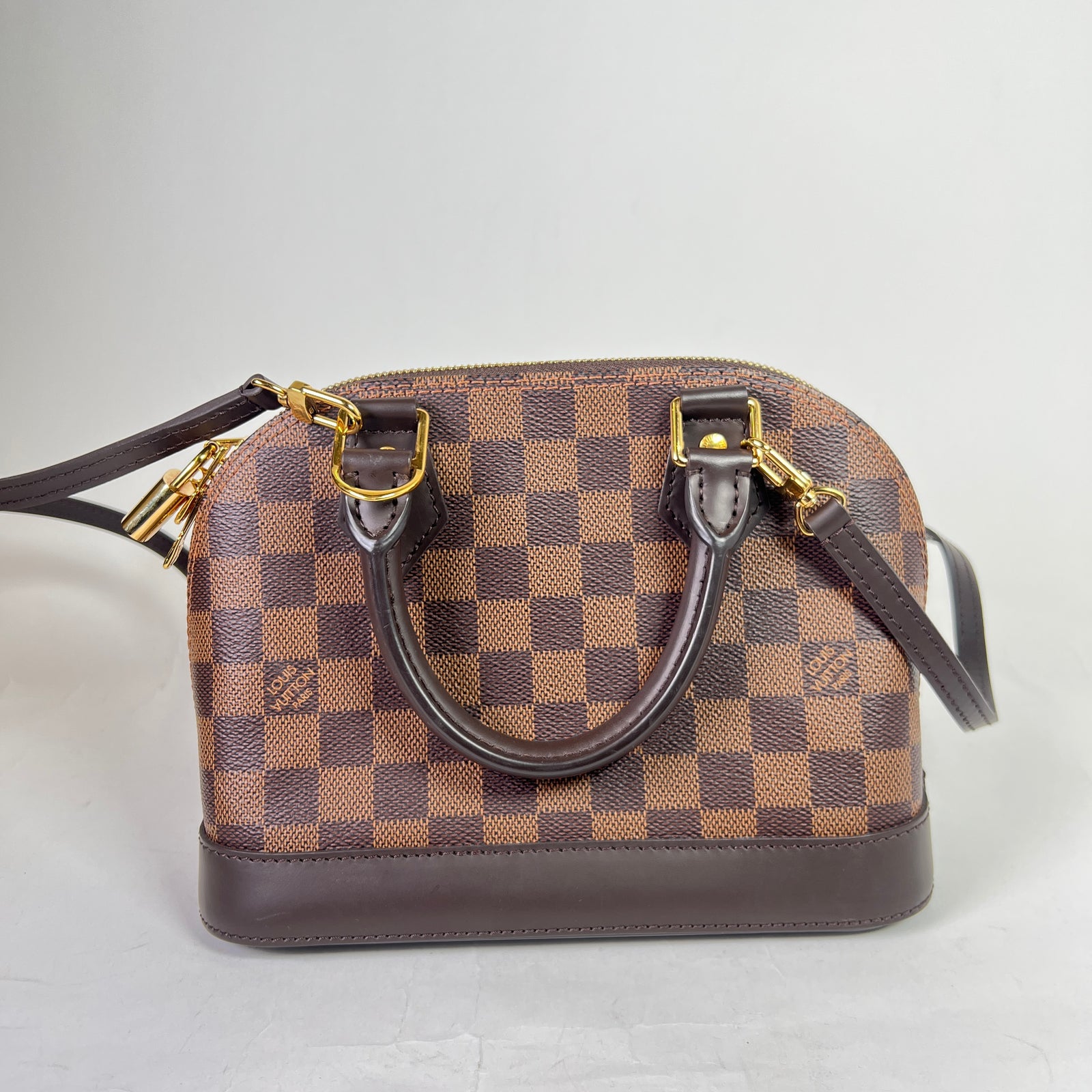 Louis Vuitton Ebene Damier Alma Bag