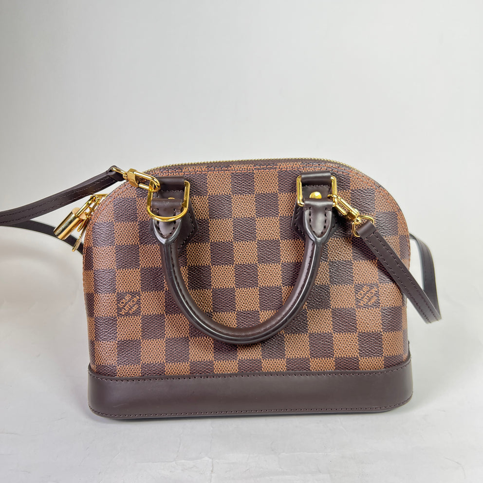 Louis Vuitton Ebene Damier Alma Bag