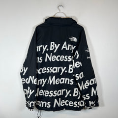 Supreme x The North Face Black By Any Means Necessary Mountain Jacket Size XL