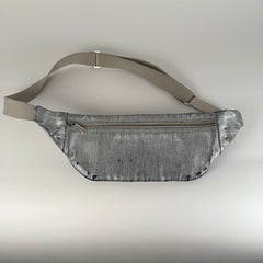 Rick Owens Waxed Metallic Belt Bag