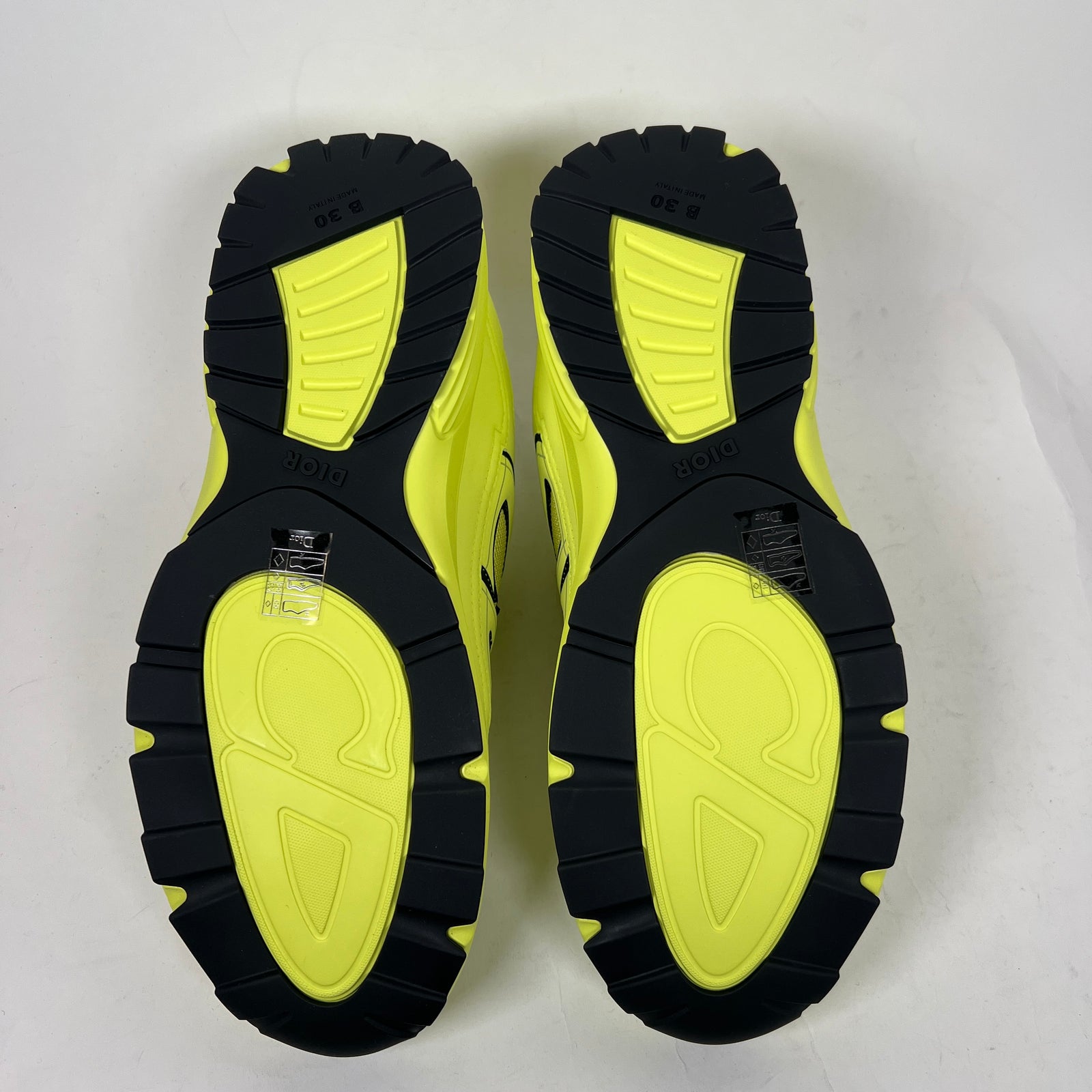 Dior B30 Neon Yellow Sneaker Size 40