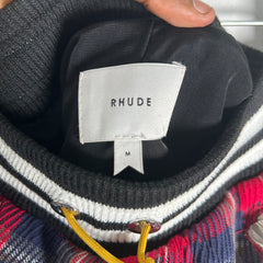 Rhude Plaid Logo Shorts Size M