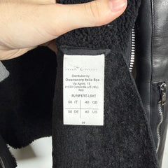 Rick Owens 'Mastodon' Black Sherling Leather Jacket Size L