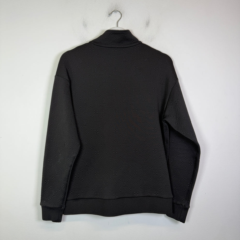 Louis Vuitton Monogram Embossed Zip-Up Jacket