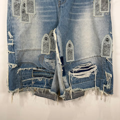 Who Decides War Patched Arch Carpeneter Shorts Size 40