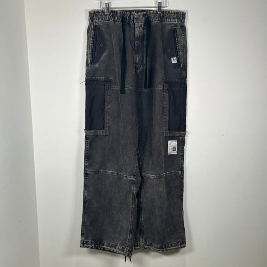 Maison Mihara Yasuhiro Stone Wash Cargo Pants Size 34