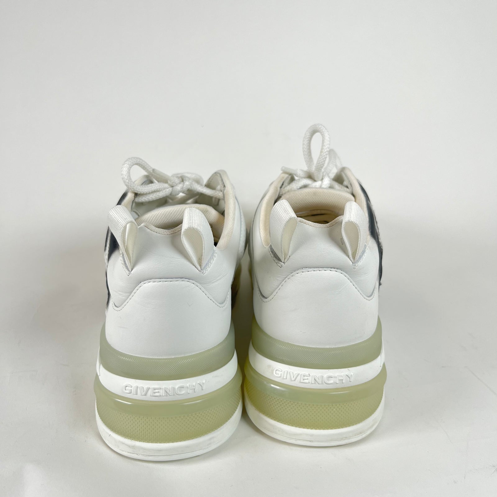 Givenchy White Leather Chito Giv 1 Runner Sneaker Size 40
