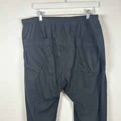 Rick Owens DRKSHDW Black Thin Drop Crotch Sweats Size XXL