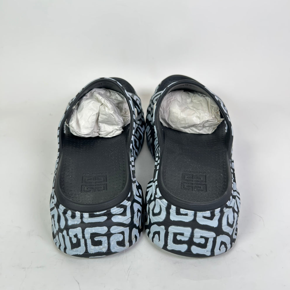 Givenchy Chito Graffiti Marshmallow Sandals