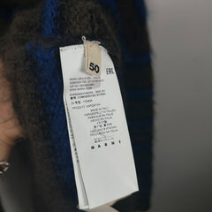 Marni Blue Grey Mohair Knit Cardigan Size L