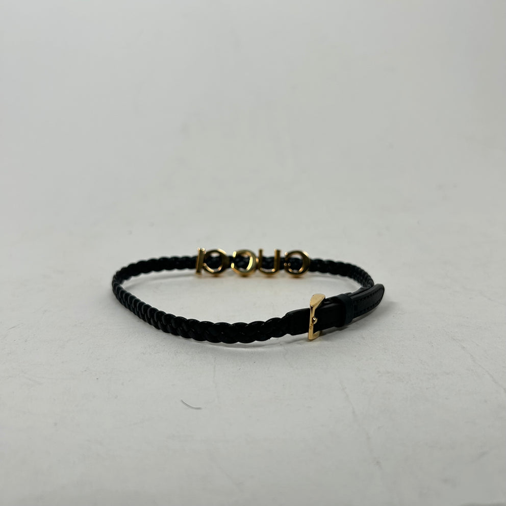 Gucci Gold/Black Beaded GG Choker