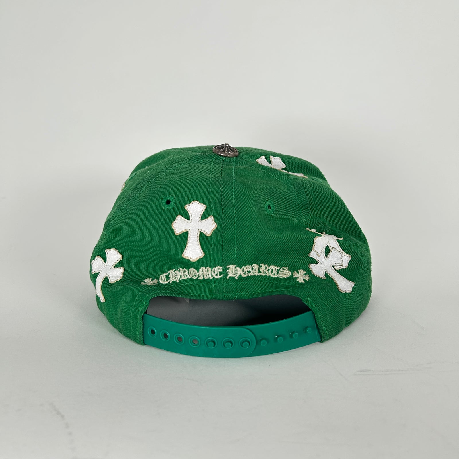 Chrome Hearts Green Cemetery CH Logo Hat