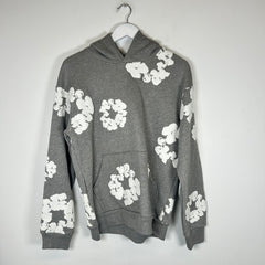 Denim Tears Grey Wreath Hoodie Size S