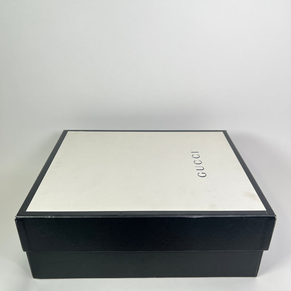 Gucci Mouth Print Distressed Calfskin Rhyton Sneaker