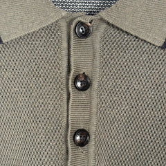 Amiri Brown Knit Polo Size XXL