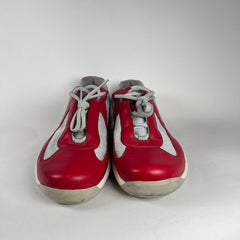 Prada Red Vintage Cups Size 12