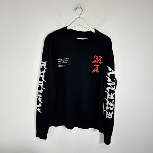 Amiri x Wes Lang Black Solar Kings Longsleeve Size M