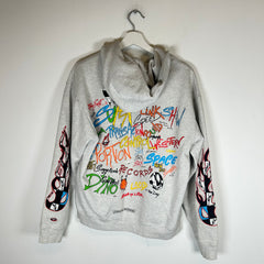 Chrome Hearts Grey Matty Boy Hoodie Size L