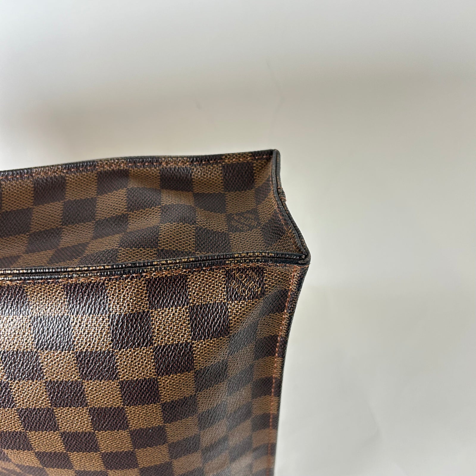 Louis Vuitton Damier Ebene Sac Plat Tote Bag