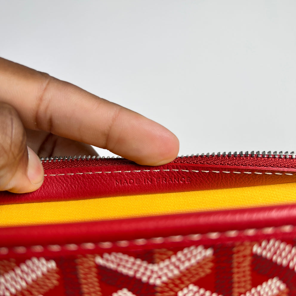 Goyard Red Jouvence MM Toiletry Bag