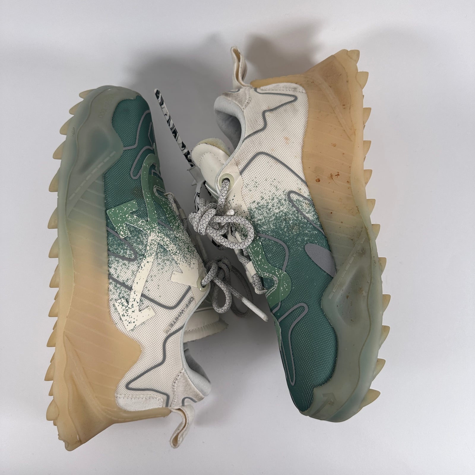 Off-White ODSY 1000 Ombre Cream Green Size 41
