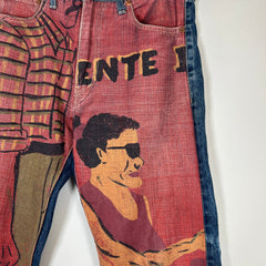 Comme Des Garcons Cuba Painted Denim Jeans Size Small