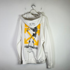 (DRY CLEANERS) Off-White x Undercover Skeleton Reverse Zip-Up Hoodie