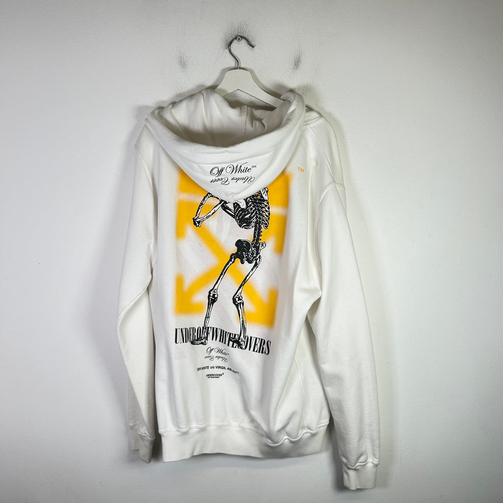 (DRY CLEANERS) Off-White x Undercover Skeleton Reverse Zip-Up Hoodie