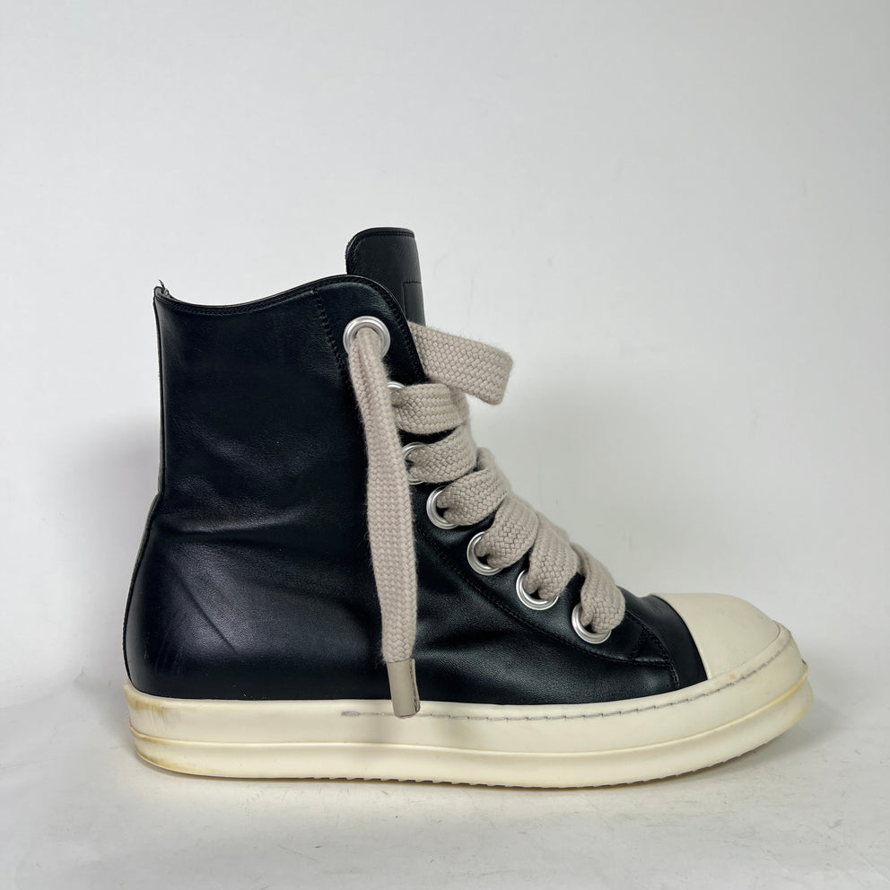Rick Owens Mainline Jumbo Lace High-Top Ramones