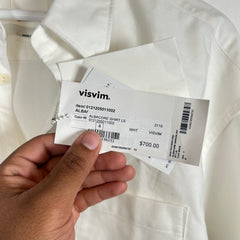 Visvim White Albacore Button Up Shirt Size 4