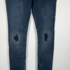 Ksubi Blue Wash Knee Holes Size 36
