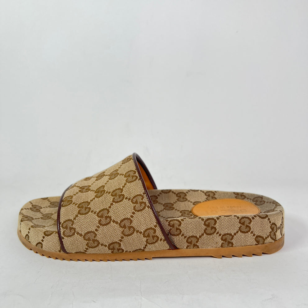 Gucci GG Canvas Sandals