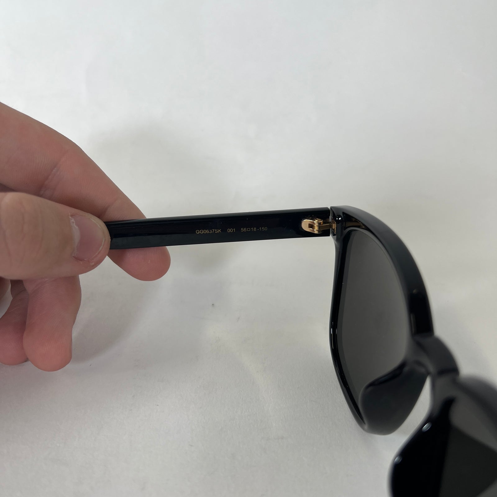 Gucci Black Smoke Sunglasses