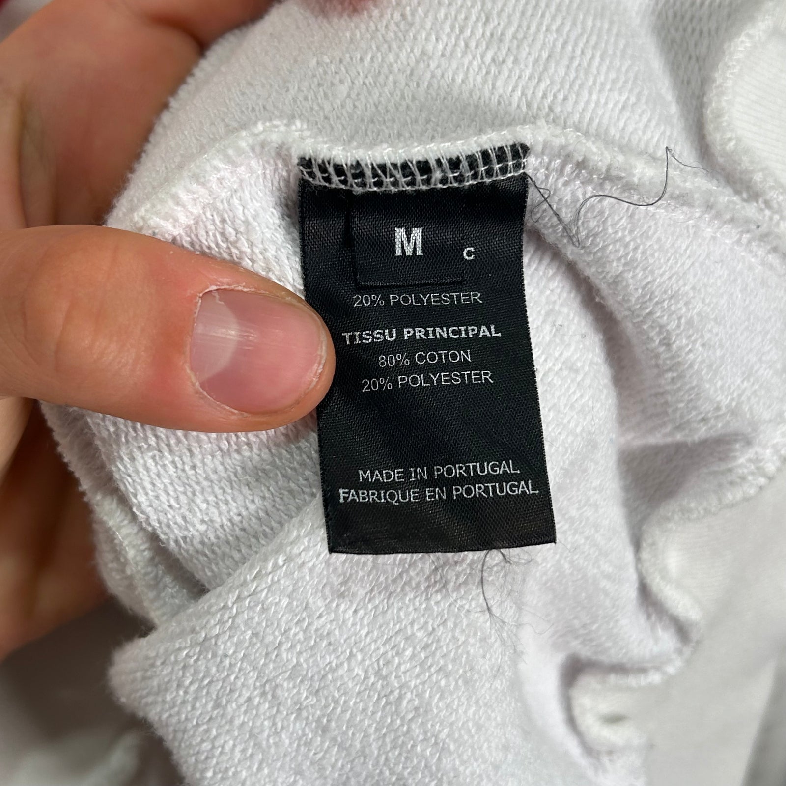 Vetements 2018 Reconstructed Coming Soon White Hoodie Size M