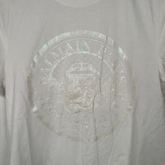 Balmain Iridescent Graphic T-Shirt Size S