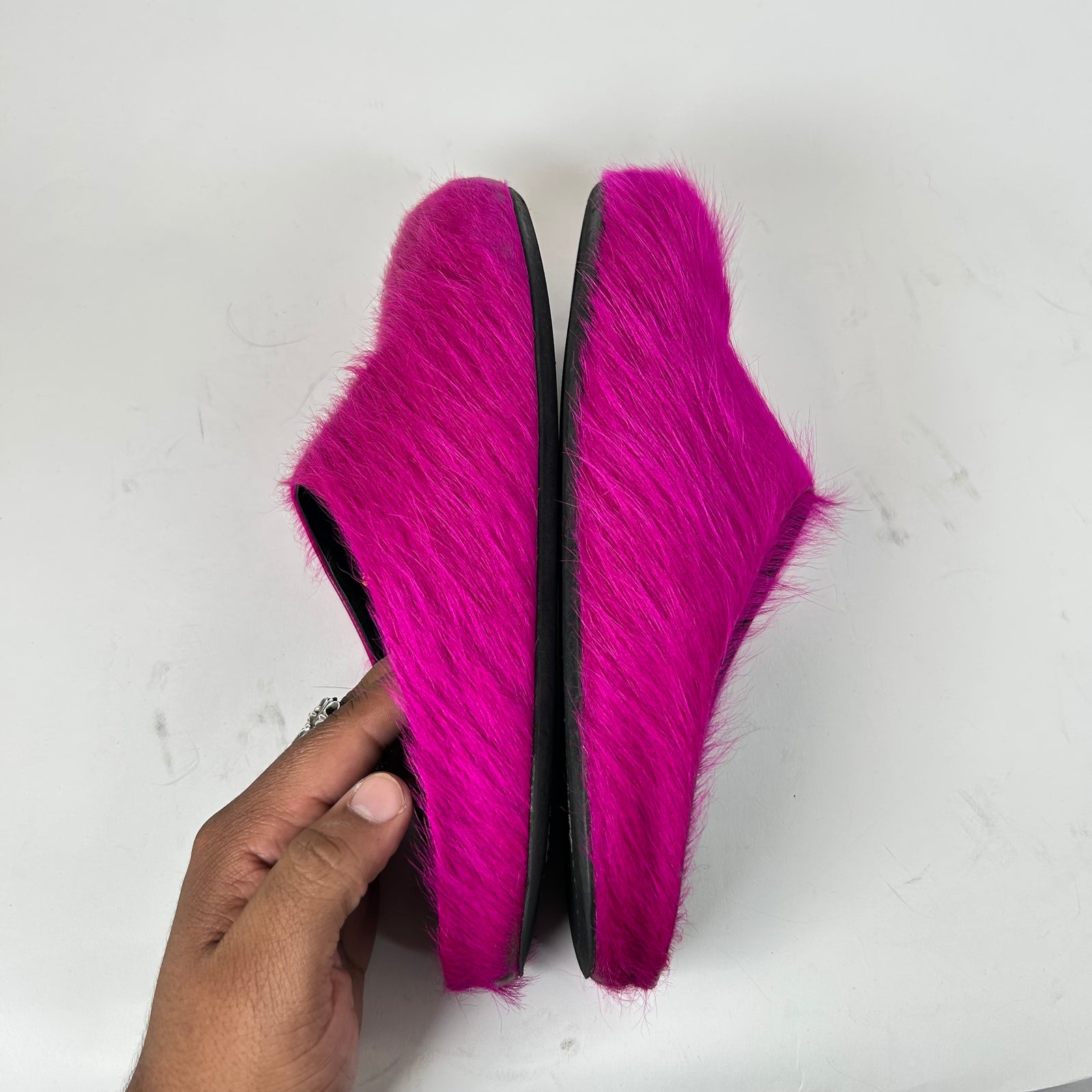Marni Pink Fussbet Mules Size 43