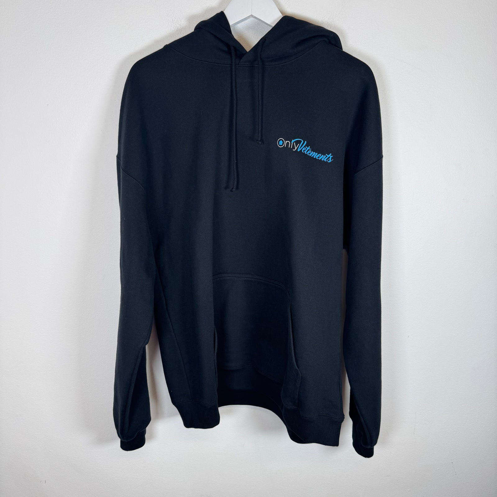 Vetements Black 'Only Vetements' Hoodie Size XS