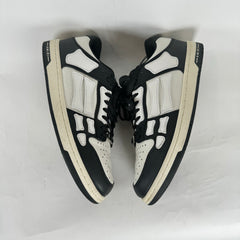 Amiri Black/White Skeleton Low Top Sneaker Size 42