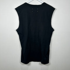 Maison Margiela SS08 Shark Tooth Black Tank-Top Size L