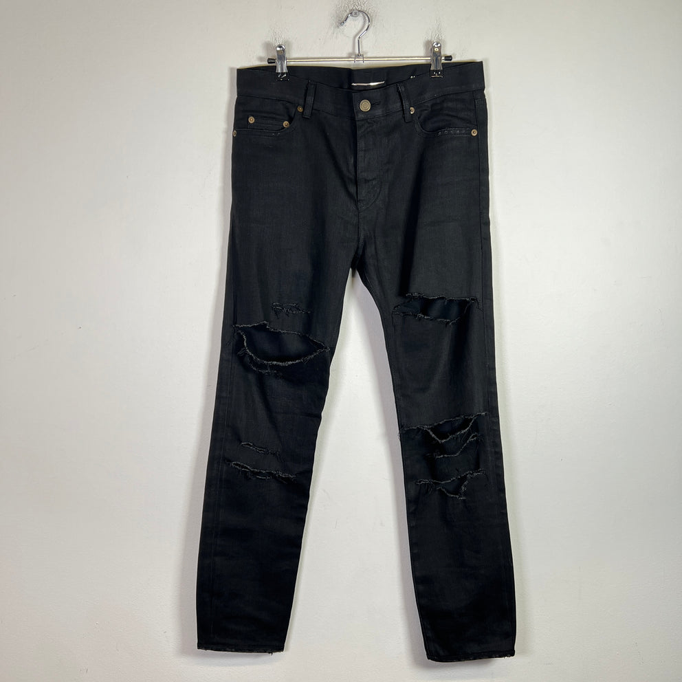 Saint Laurent FW15 D02 ‘Crash’ Denim Jeans