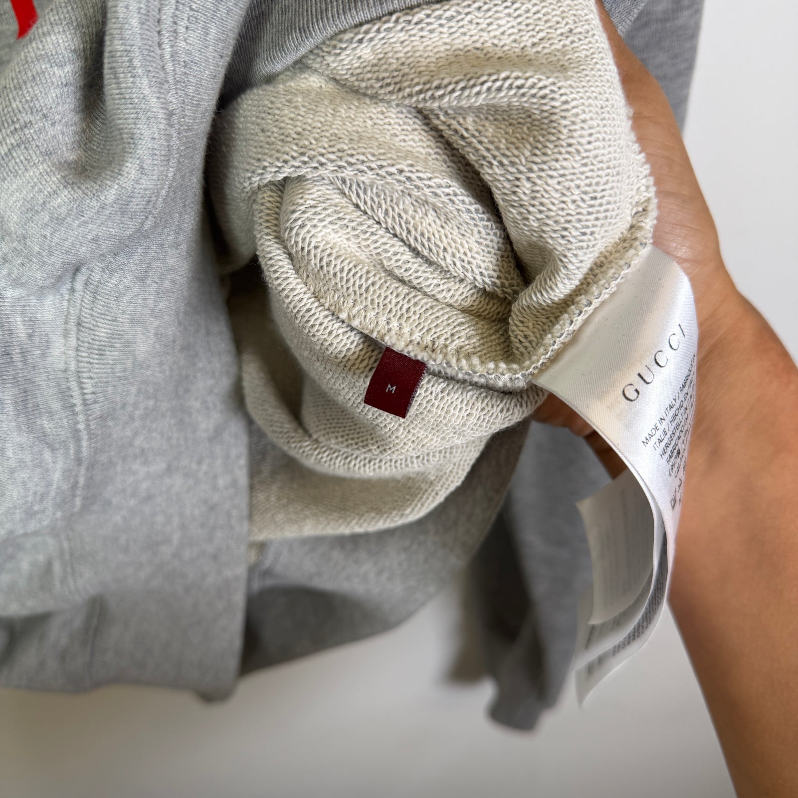 Gucci Grey/Blue Interlocking G Hoodie
