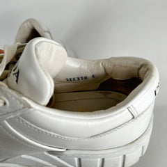 Prada Plaque White Sneaker Size 5