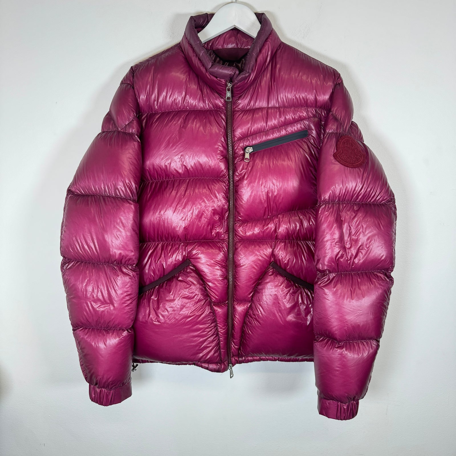 Moncler Genius Burgundy 1952 Down Jacket Size 3
