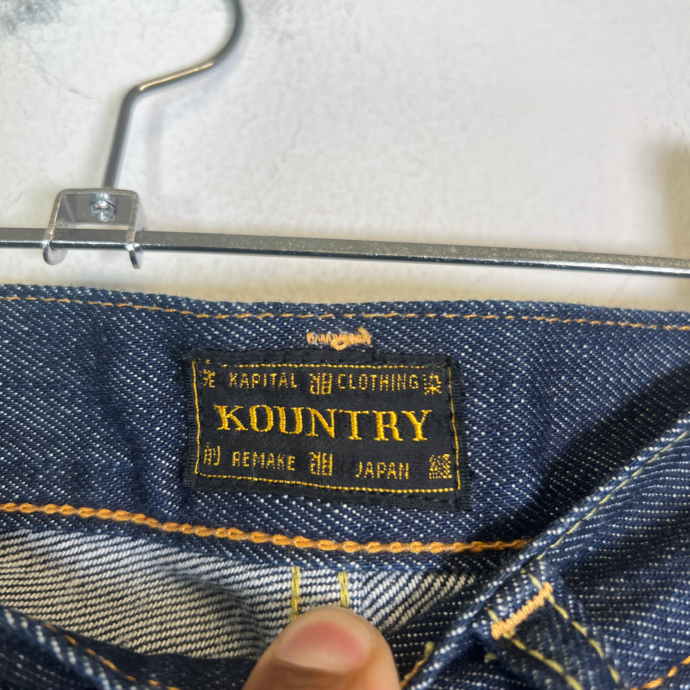 Kapital 12.5oz Mexican Tuxedo Okagilly Denim Jeans