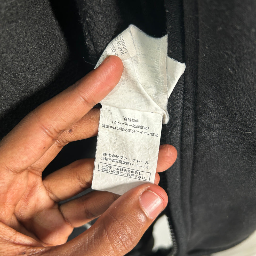 Raf Simons Black Zipper Hoodie Size 1
